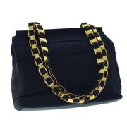 Pre-owned Nylon shoulder-bags Salvatore Ferragamo Pre-owned , Blue , D...