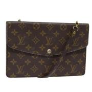 Pre-owned Canvas shoulder-bags Louis Vuitton Vintage , Brown , Dames