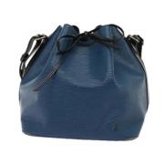 Pre-owned Leather louis-vuitton-bags Louis Vuitton Vintage , Blue , Da...