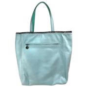 Pre-owned Leather handbags Stella McCartney Pre-owned , Green , Dames