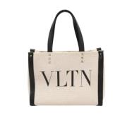 Pre-owned Leather handbags Valentino Vintage , Beige , Dames