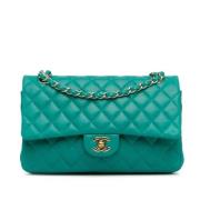 Pre-owned Leather chanel-bags Chanel Vintage , Blue , Dames