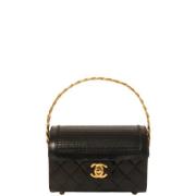 Pre-owned Fabric handbags Chanel Vintage , Black , Dames