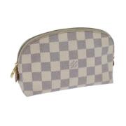 Pre-owned Canvas pouches Louis Vuitton Vintage , Beige , Dames