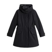 Zwarte 3-in-1 waterbestendige jas Woolrich , Black , Dames