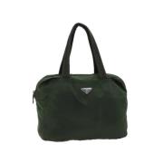 Pre-owned Nylon handbags Prada Vintage , Green , Dames