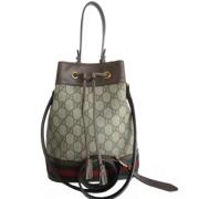 Pre-owned Leather gucci-bags Gucci Vintage , Brown , Dames