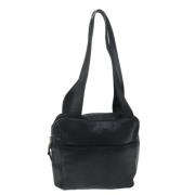 Pre-owned Leather shoulder-bags Loewe Pre-owned , Black , Dames