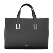 Elegante Zwarte Tweehandstas Calvin Klein , Black , Dames