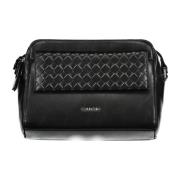 Zwarte Schoudertas met Ritssluiting Calvin Klein , Black , Dames