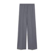 Wollen broek met rechte pijpen Max Mara , Gray , Dames