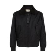 Bomberjack met Sherpa Kraag Calvin Klein Jeans , Black , Heren