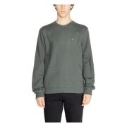 Groene Sweatshirt met Lange Mouwen Napapijri , Green , Heren