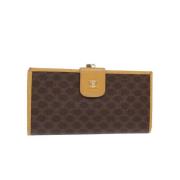 Pre-owned Leather wallets Celine Vintage , Brown , Dames