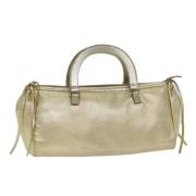 Pre-owned Leather prada-bags Prada Vintage , Yellow , Dames