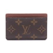 Pre-owned Leather home-office Louis Vuitton Vintage , Brown , Dames