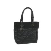 Pre-owned Canvas chanel-bags Chanel Vintage , Black , Dames