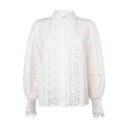 Lange Mouw Blouse Loewy VIS 492 Aaiko , Beige , Dames