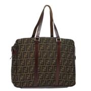 Pre-owned Canvas fendi-bags Fendi Vintage , Brown , Dames