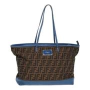 Pre-owned Canvas fendi-bags Fendi Vintage , Brown , Dames