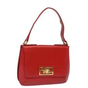 Pre-owned Leather fendi-bags Fendi Vintage , Red , Dames