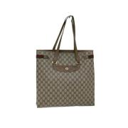 Pre-owned Leather gucci-bags Gucci Vintage , Beige , Dames