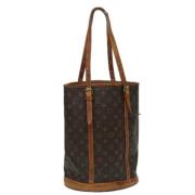 Pre-owned Canvas louis-vuitton-bags Louis Vuitton Vintage , Brown , Da...