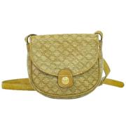 Pre-owned Canvas clutches Celine Vintage , Beige , Dames