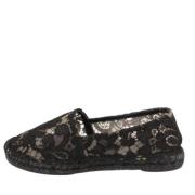 Pre-owned Canvas espadrilles Dolce & Gabbana Pre-owned , Black , Dames