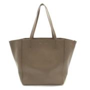 Pre-owned Leather celine-bags Celine Vintage , Gray , Dames