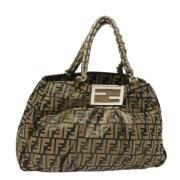 Pre-owned Canvas fendi-bags Fendi Vintage , Yellow , Dames