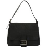 Pre-owned Canvas fendi-bags Fendi Vintage , Black , Dames