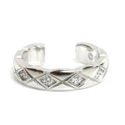 Pre-owned White Gold chanel-jewelry Chanel Vintage , Gray , Dames