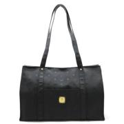 Pre-owned Leather shoulder-bags MCM Pre-owned , Black , Dames