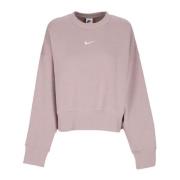 Korte Mouw Crewneck Sportkleding Fleece Nike , Pink , Dames