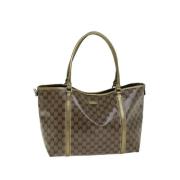 Pre-owned Canvas gucci-bags Gucci Vintage , Beige , Dames