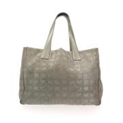 Pre-owned Fabric chanel-bags Chanel Vintage , Gray , Dames