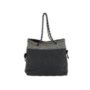 Pre-owned Canvas chanel-bags Chanel Vintage , Gray , Dames