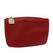 Pre-owned Leather pouches Givenchy Pre-owned , Red , Dames