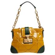 Pre-owned Leather shoulder-bags Marc Jacobs Pre-owned , Yellow , Dames