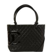 Pre-owned Fabric chanel-bags Chanel Vintage , Black , Dames