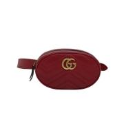 Pre-owned Leather gucci-bags Gucci Vintage , Red , Dames