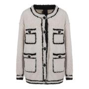 Shearling Jas Blancha , Beige , Dames