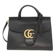 Pre-owned Leather gucci-bags Gucci Vintage , Black , Dames