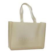 Pre-owned Fabric totes Chanel Vintage , Beige , Dames