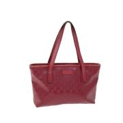 Pre-owned Canvas gucci-bags Gucci Vintage , Red , Dames