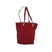 Pre-owned Canvas gucci-bags Gucci Vintage , Red , Dames