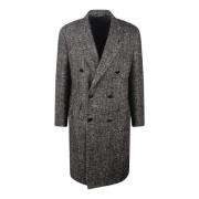 Tweed Coat Tagliatore , Gray , Heren