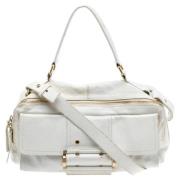 Pre-owned Leather handbags Givenchy Pre-owned , White , Dames