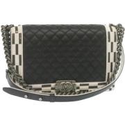 Pre-owned Leather chanel-bags Chanel Vintage , Black , Dames